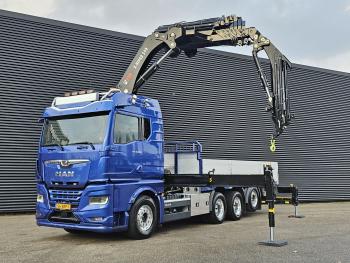 TGX 35.580 8x4-4 / HIAB 54 t/m CRANE+ JIB